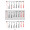 CALENDAR PERETE TRIPTIC PLIAT 3X12 FILE 330*480MM EGO