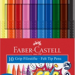 CARIOCA 10 CULORI GRIP FABER-CASTELL