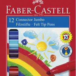CARIOCA 12 CULORI CONNECTOR JUMBO FABER-CASTELL