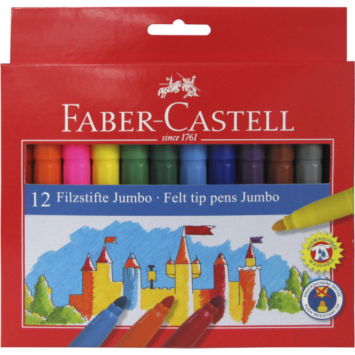 CARIOCA 12 CULORI JUMBO FABER-CASTELL