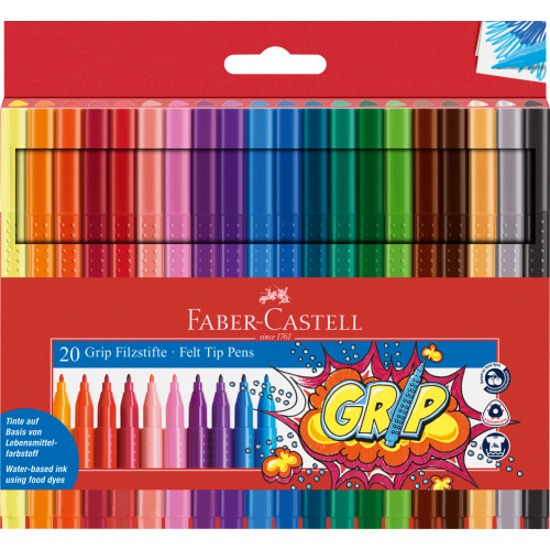 CARIOCA 20 CULORI GRIP FABER-CASTELL