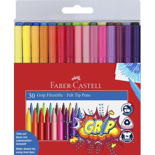 CARIOCA 30 CULORI GRIP FABER-CASTELL