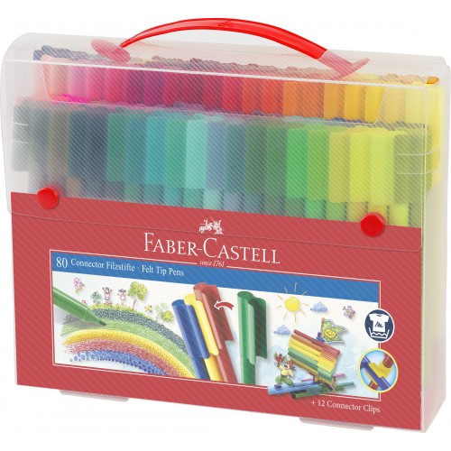 CARIOCA 80 CULORI CONNECTOR CUT CADOU FABER-CASTELL