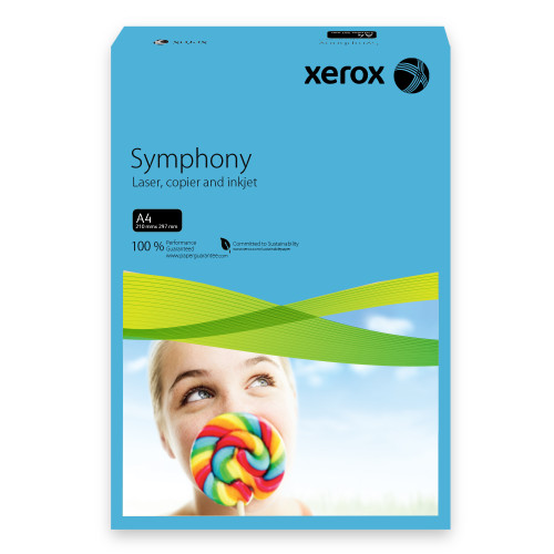 CARTON COPIATOR A4 ALBASTRU INTENS 160G 250/TOP XEROX