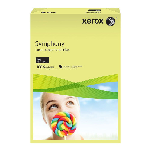 CARTON COPIATOR A4 GALBEN PAL 160G 250/TOP XEROX