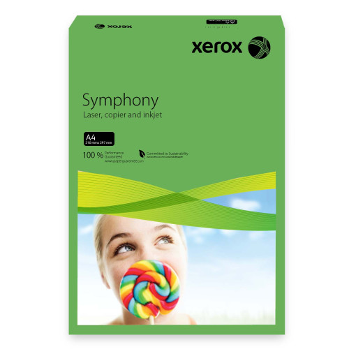 CARTON COPIATOR A4 VERDE INTENS 160G 250/TOP XEROX