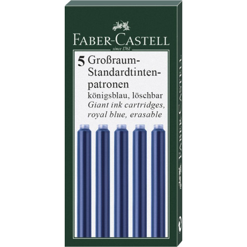 CARTUSE CERNEALA MARI ALBASTRE 5 BUC/CUTIE FABER-CASTELL