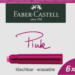 CARTUSE CERNEALA MICI ROZ 6 BUC/CUTIE FABER-CASTELL