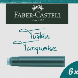 CARTUSE CERNEALA MICI TURCOAZ 6 BUC/CUTIE FABER-CASTELL