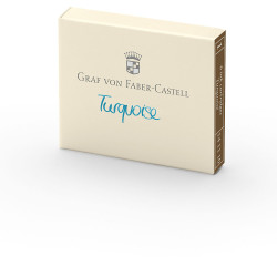 CARTUSE CERNEALA MICI TURCOAZ 6 BUC/CUTIE GRAF VON FABER-CASTELL