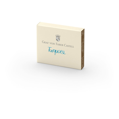 CARTUSE CERNEALA MICI TURCOAZ 6 BUC/CUTIE GRAF VON FABER-CASTELL