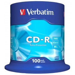 CD-R 100/SET VERBATIM 700MB 52X EP 43411