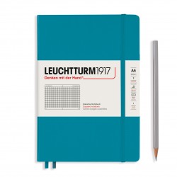 CAIET A5 AR COP. RIGIDA ALBASTRU OCEAN LEUCHTTURM