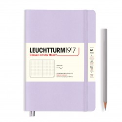 CAIET A5 PUNCTAT COP. FLEXIBILA LILA LEUCHTTURM