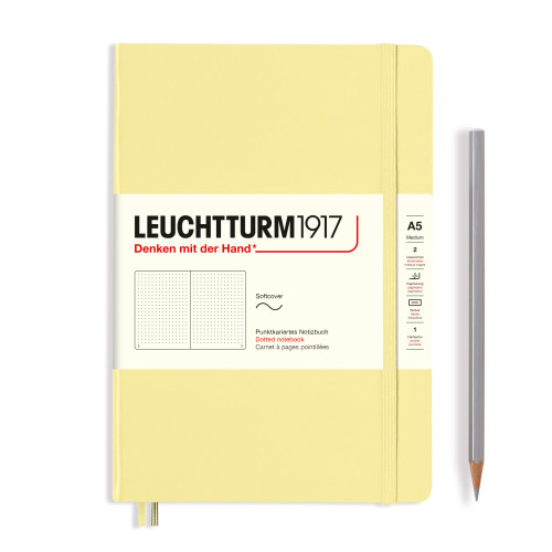 CAIET A5 PUNCTAT COP. FLEXIBILA VANILIE LEUCHTTURM
