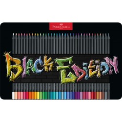 CREIOANE COLORATE 36 CULORI BLACK EDITION CUTIE METAL FABER-CASTELL