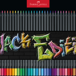 CREIOANE COLORATE 36 CULORI BLACK EDITION CUTIE METAL FABER-CASTELL