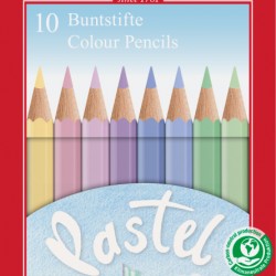 CREIOANE COLORATE PASTEL 10 CULORI FABER-CASTELL