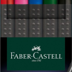 LINER 0.4MM SET 5 BUC BASIC GRIP FABER-CASTELL