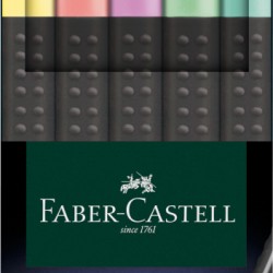 LINER 0.4MM SET 5 BUC PASTEL GRIP FABER-CASTELL