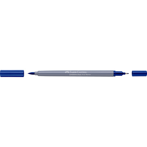 MARKER SOLUBIL 2 CAPETE GOLDFABER ALBASTRU HELIU ROSCAT 151 FABER-CASTELL