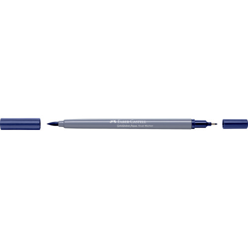 MARKER SOLUBIL 2 CAPETE GOLDFABER ALBASTRU INDIAN 247 FABER-CASTELL