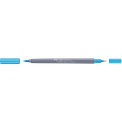 MARKER SOLUBIL 2 CAPETE GOLDFABER ALBASTRU MANGAN 245 FABER-CASTELL