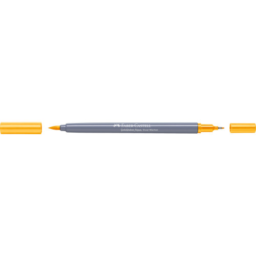 MARKER SOLUBIL 2 CAPETE GOLDFABER GALBEN CROM MEDIU 208 FABER-CASTELL
