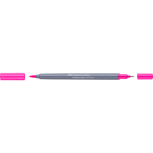 MARKER SOLUBIL 2 CAPETE GOLDFABER ROZ PURPURIU DESCHIS 128 FABER-CASTELL