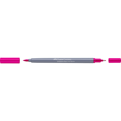 MARKER SOLUBIL 2 CAPETE GOLDFABER ROZ PURPURIU MEDIU 125 FABER-CASTELL