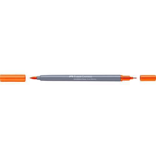 MARKER SOLUBIL 2 CAPETE PORTOCALIU GLAZURAT 113 FABER-CASTELL
