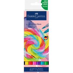 MARKER SOLUBIL 2 CAPETE SET 6 BUC CANDY SHOP GOLDFABER FABER-CASTELL