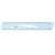 RIGLA 20CM ALBASTRA TRANSPARENTA DELI