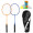 SET BADMINTON (2 RACHETE + 3 FLUTURASI) DELI