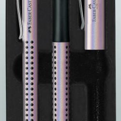 SET CADOU STILOU + PIX GRIP 2011 GLAM PEARL FABER-CASTELL