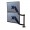 SUPORT MONITOR 2 BRATE NEGRU PLATINIUM FELLOWES