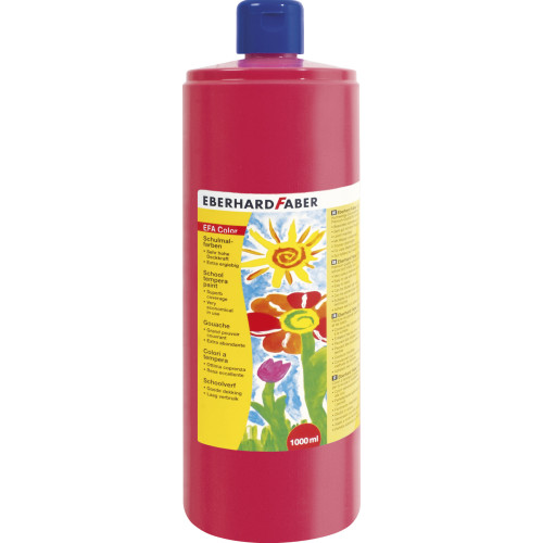 TEMPERA 1000 ML ROSIU CARMIN EBERHARD FABER