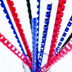 INEL PLASTIC 10MM ALBASTRU PT 41-55 COLI 100/CUTFELLOWES