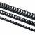 INEL PLASTIC 12MM NEGRU PT 56-80 COLI 100/CUT FELLOWES