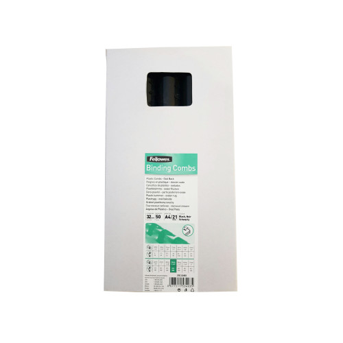 INEL PLASTIC 32MM NEGRU PT 241-280 COLI 50/CUT FELLOWES