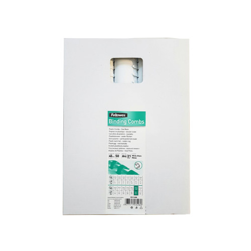 INEL PLASTIC 45MM NEGRU PT 341-410 COLI 50/CUT FELLOWES