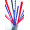 INEL PLASTIC 6MM ALBASTRU PT 2-20 COLI 25/CUTIE FELLOWES