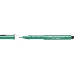 LINER 0.1MM VERDE ECO PIGMENT FABER-CASTELL