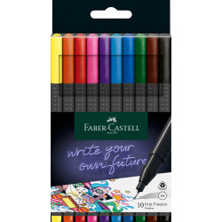 LINER 0.4MM SET 10 GRIP FABER-CASTELL