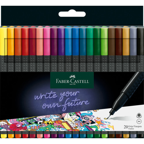 LINER 0.4MM SET 20 GRIP FABER-CASTELL
