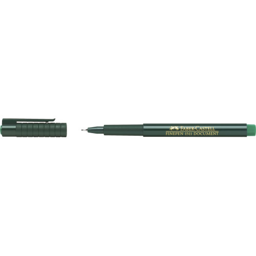 LINER 0.4MM VERDE FINEPEN 1511 FABER-CASTELL