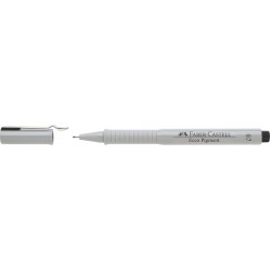 LINER 0.7MM NEGRU ECO PIGMENT FABER-CASTELL