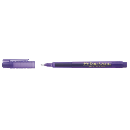 LINER 0.8MM VIOLET BROADPEN 1554 FABER-CASTELL