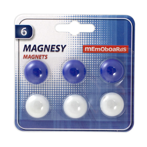 MAGNETI WHITEBOARD 20MM 6 BUC/SET MEMOBOARDS