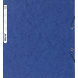 MAPA CARTON CU ELASTIC 400G ALBASTRA EXACOMPTA